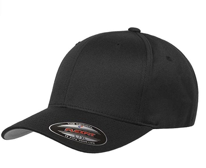 Flexfit Herren Men's Athletic Baseball Fitted Cap Kappe, schwarz, S/M
