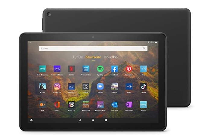 Das neue Fire HD 10-Tablet | 25,6 cm (10,1 Zoll) großes Full-HD-Display (1080p), 32 GB, schwarz